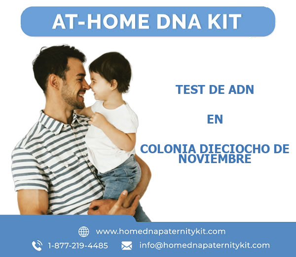 Test de ADN en Colonia Dieciocho de Noviembre