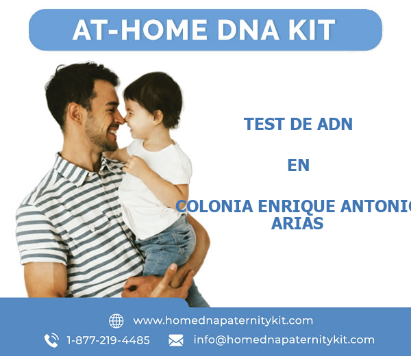 Test de ADN en Colonia Enrique Antonio Arias